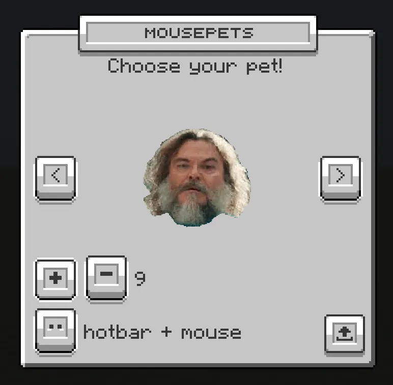 MousePets, Моды, Minecraft