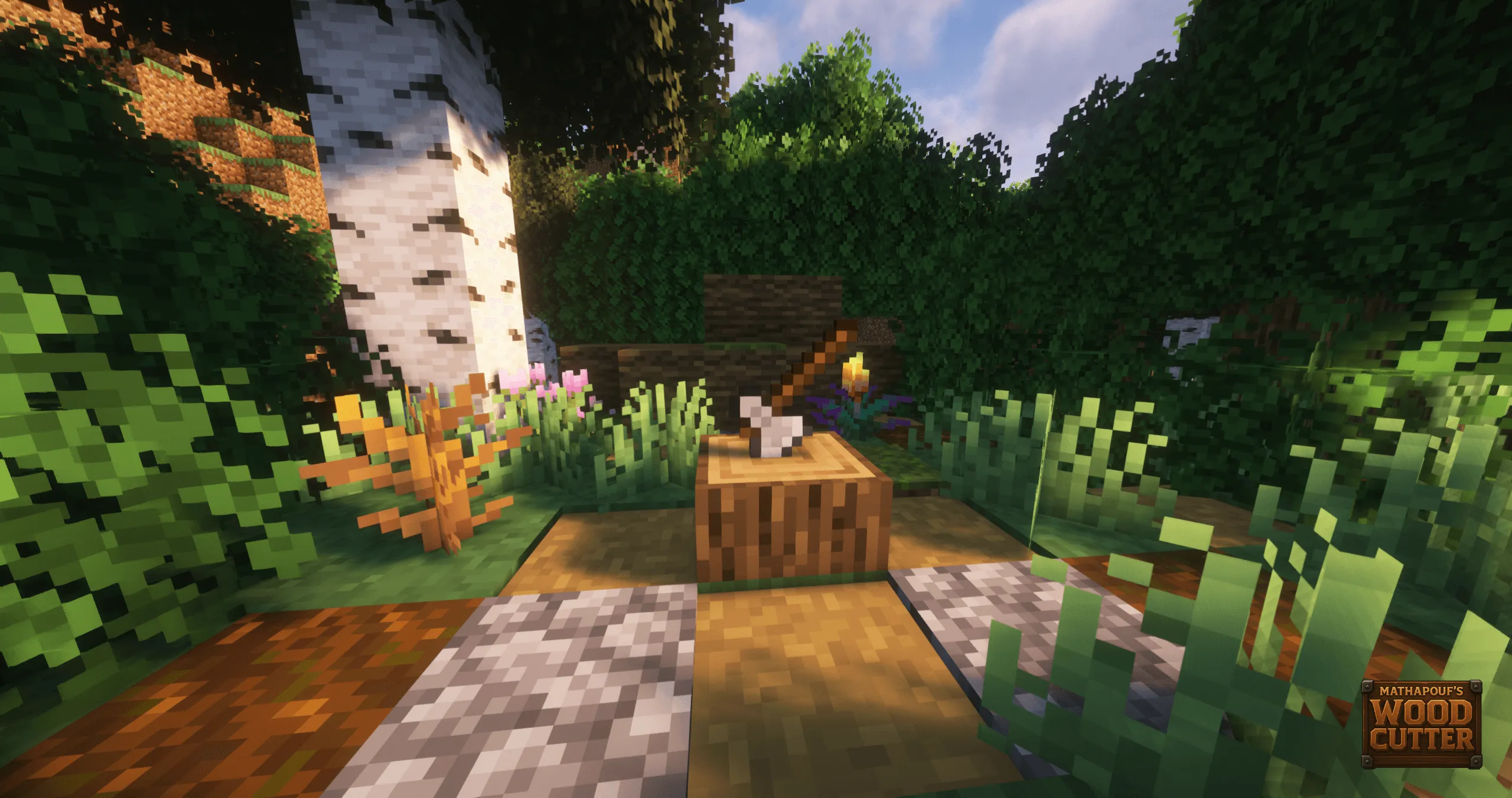 Mathapouf's Wood Cutter — скриншот 1 (Моды, Minecraft)