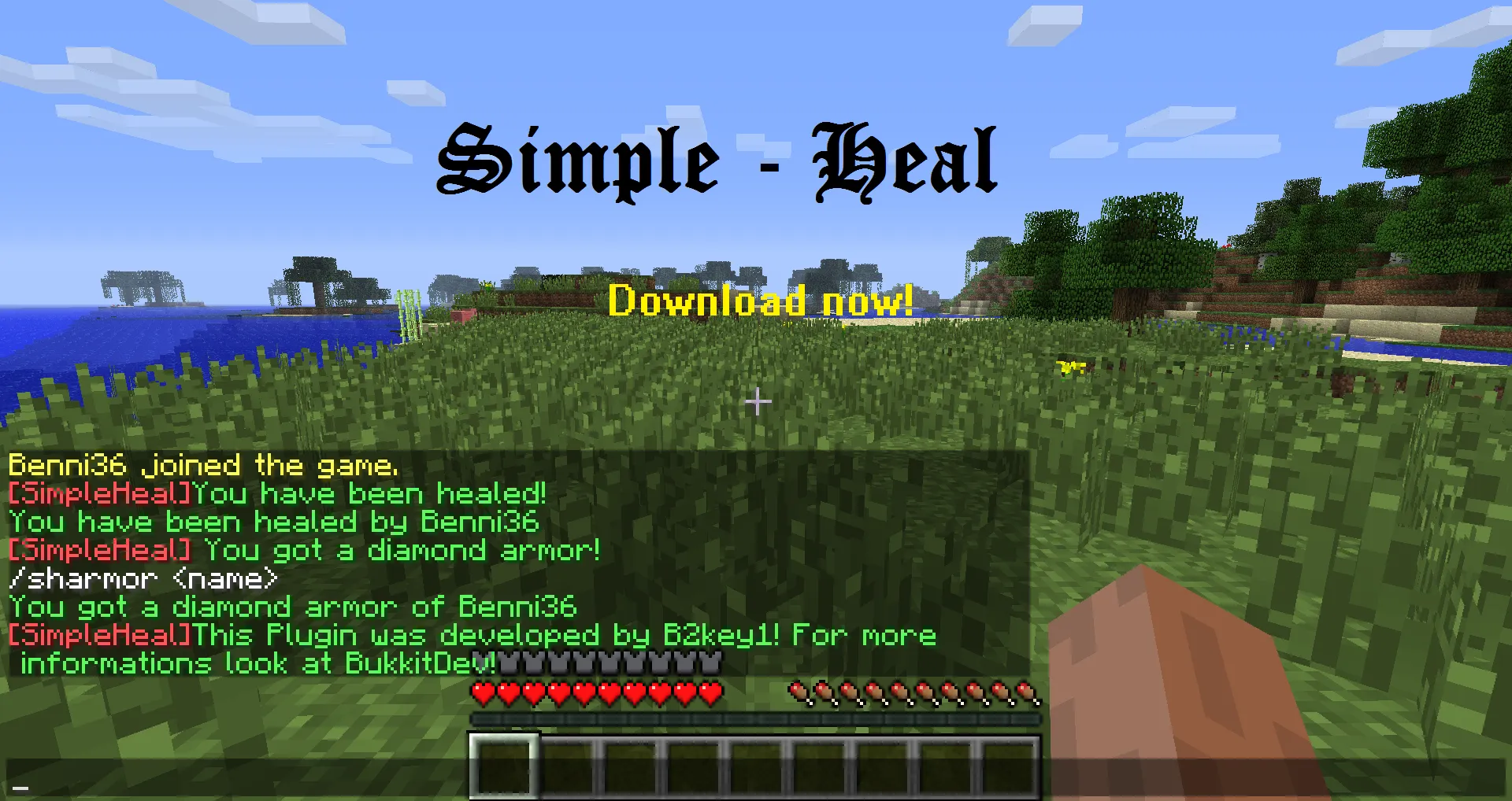 SimpleHeal, Плагины, Minecraft