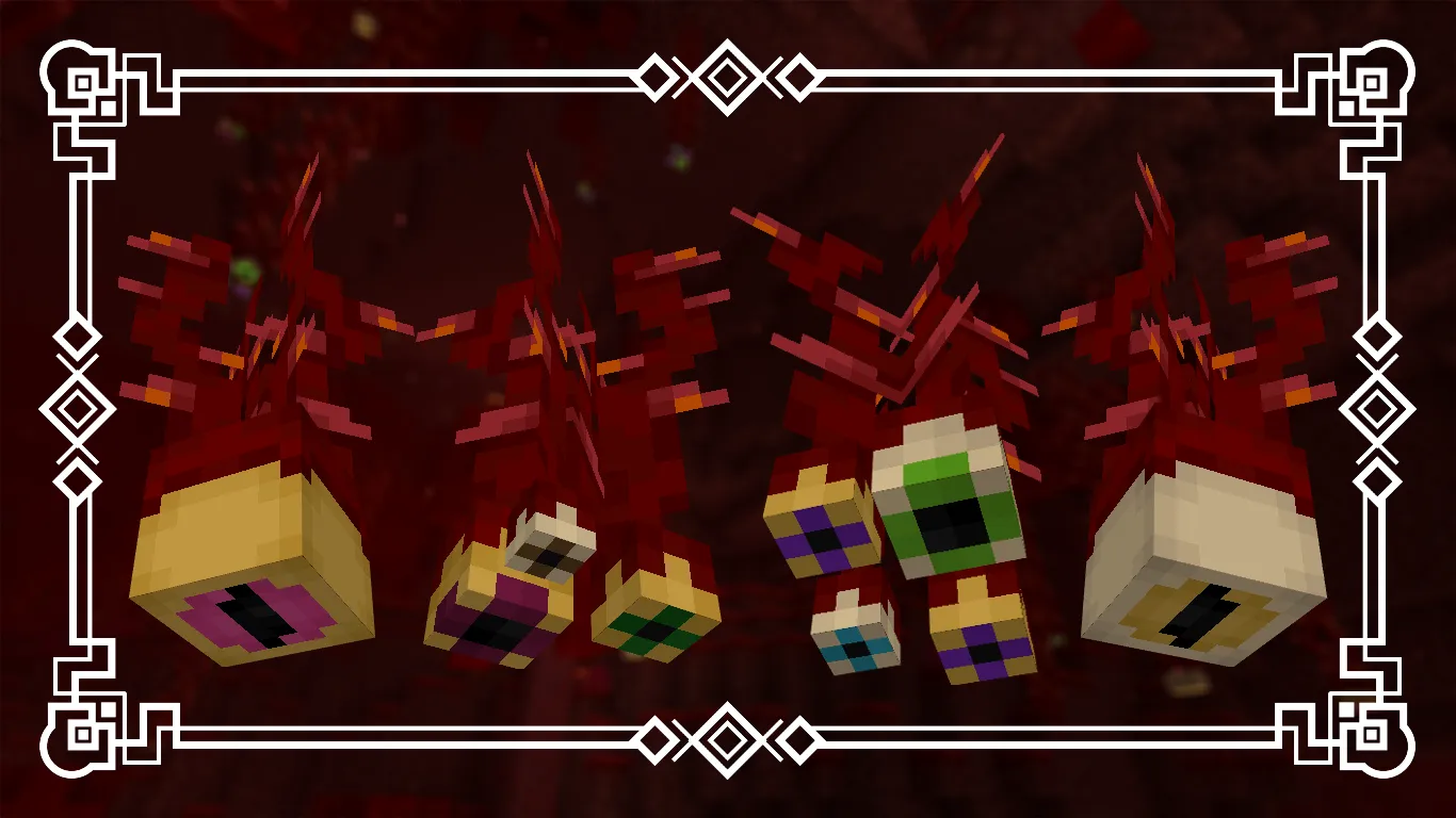 Weeping Eyes, Текстуры, Minecraft