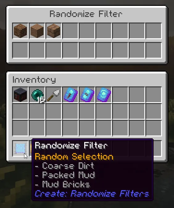 Create: Randomize Filters, Моды, Minecraft
