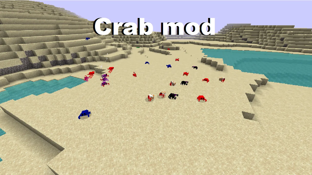 Crab mod — скриншот 1 (Моды, Minecraft)