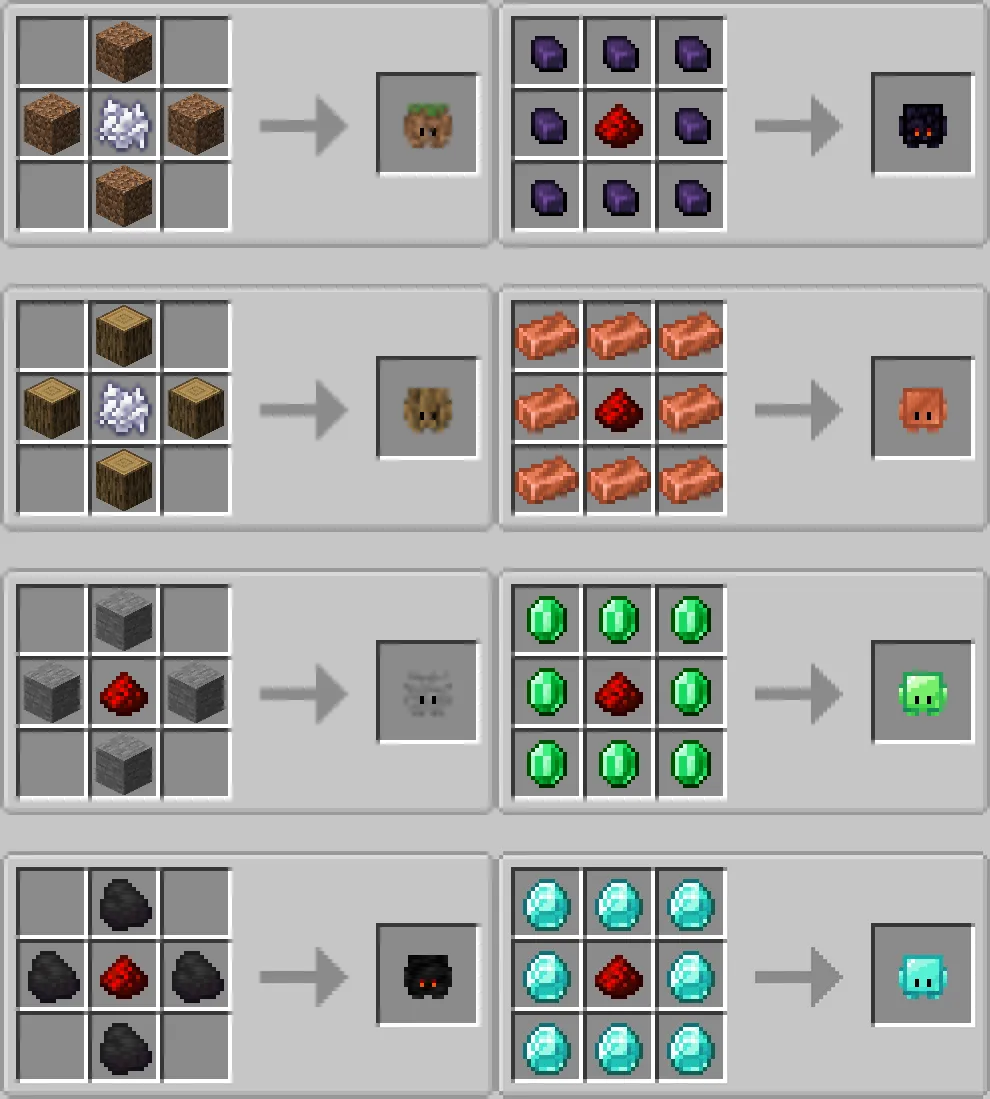 Blocklings world, Моды, Minecraft