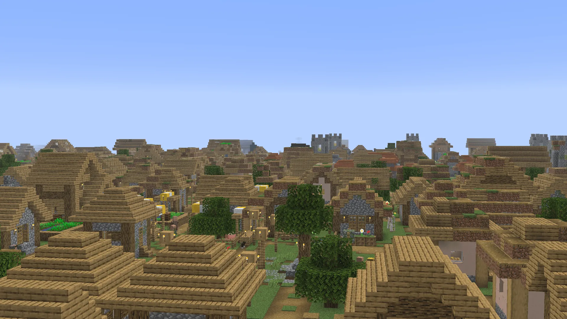 Mega Village, Карты, Minecraft