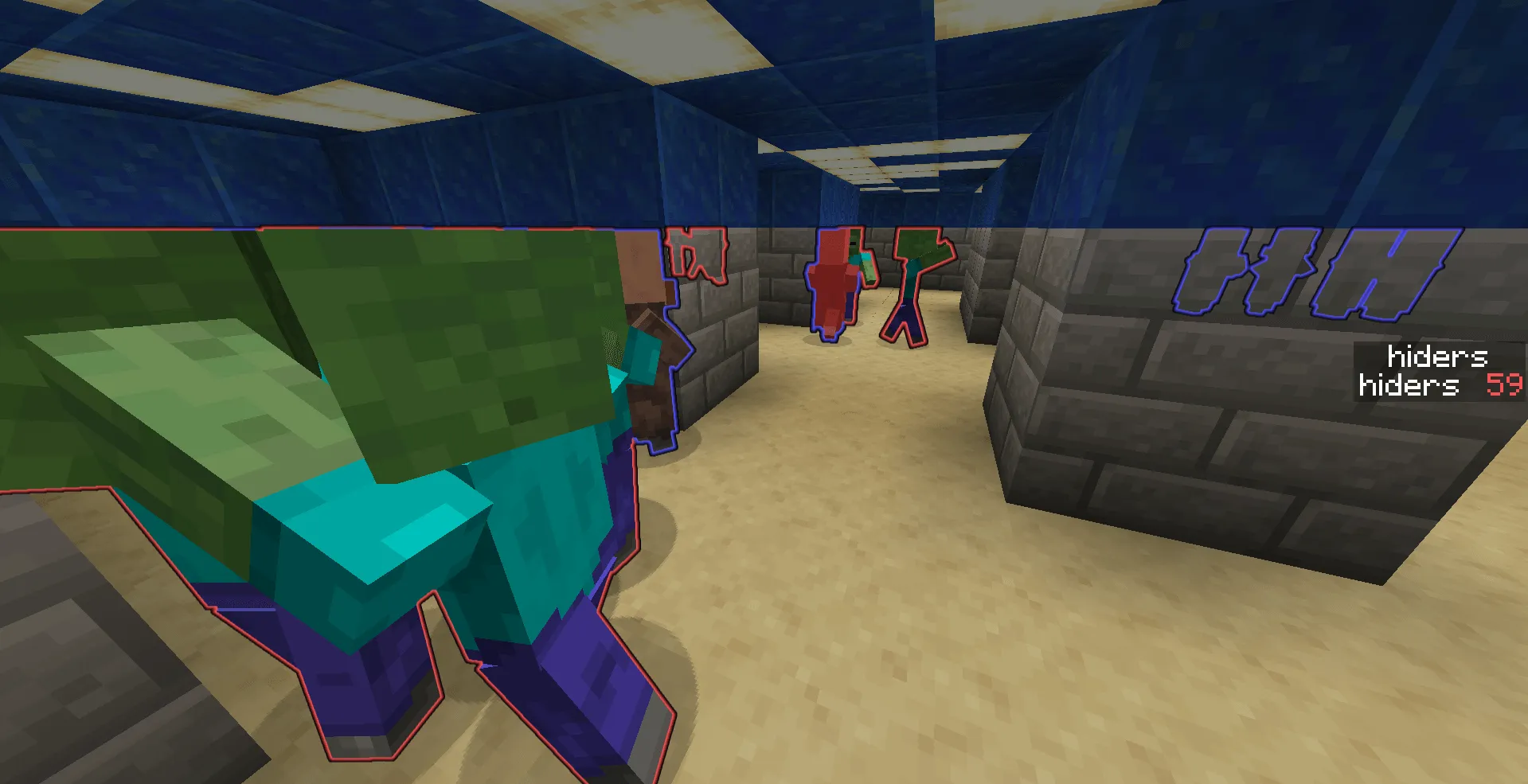 villager hide and seek (squid game) — скриншот 4 (Карты, Minecraft)