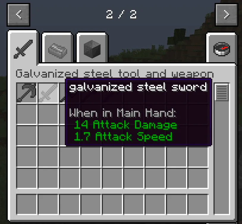Acier Galvanise, Моды, Minecraft