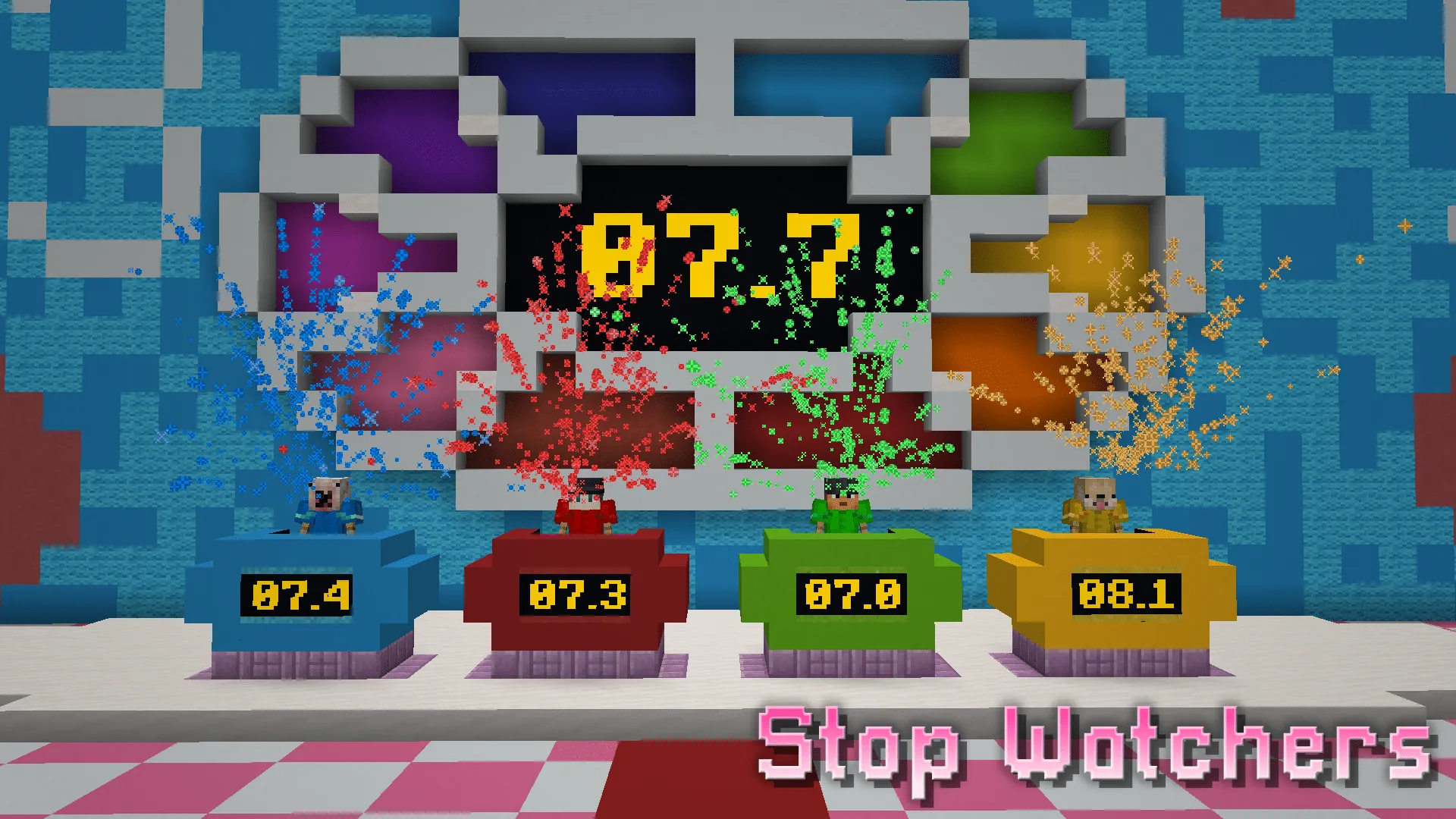 Wii Party: Board Game Island, Карты, Minecraft