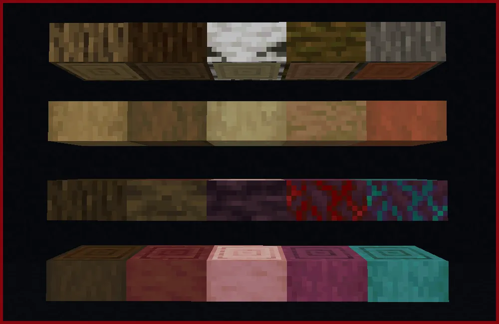 Just Log Slabs, Моды, Minecraft