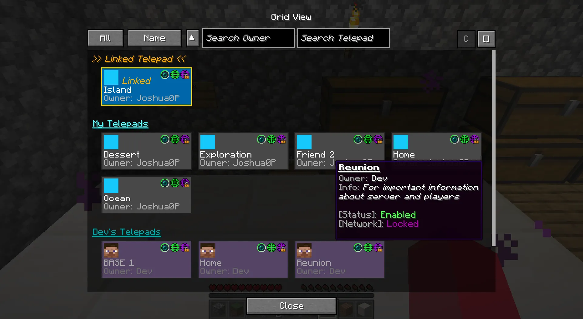 Ender Energy Telepads — скриншот 2 (Моды, Minecraft)