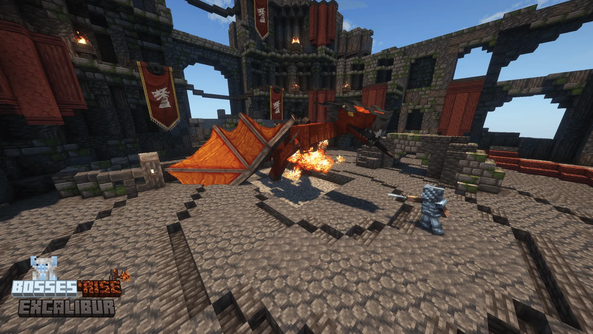 Excalibur | Bosses'Rise Support — скриншот 7 (Текстуры, Minecraft)