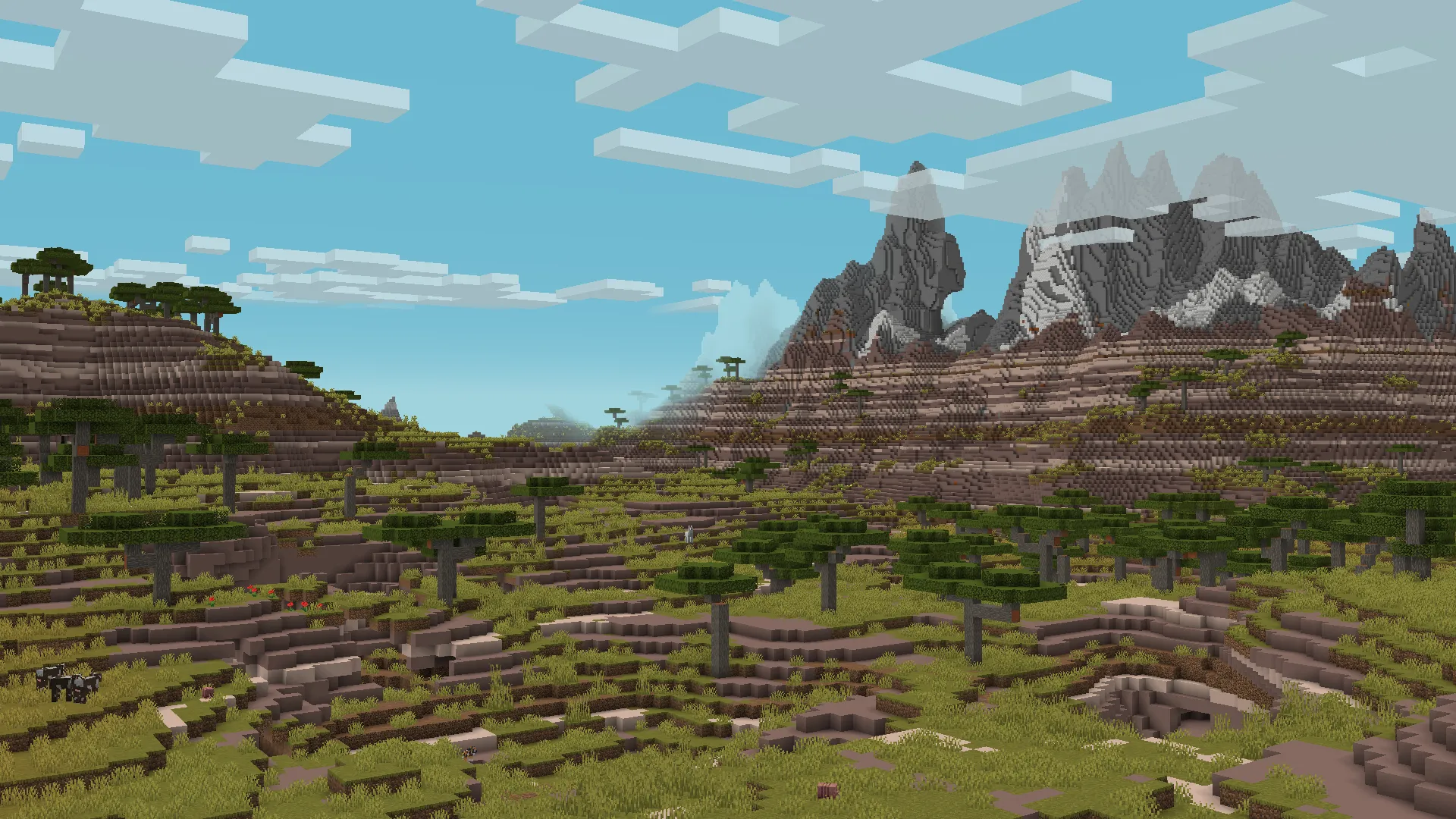 Cliff under a Tree (CliffTree) - Datapack, Дата-паки, Minecraft