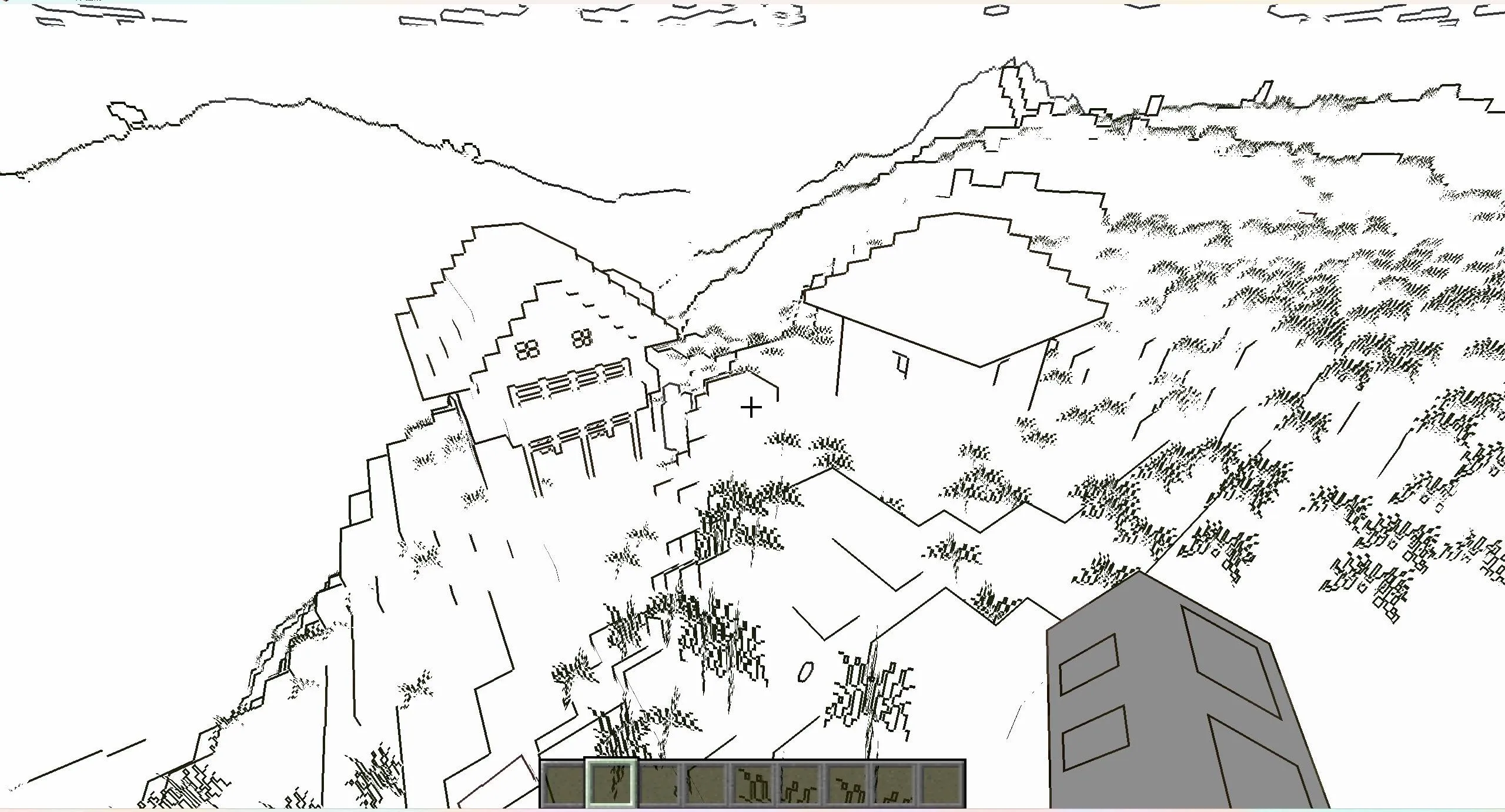 Outline Shader, Шейдеры, Minecraft