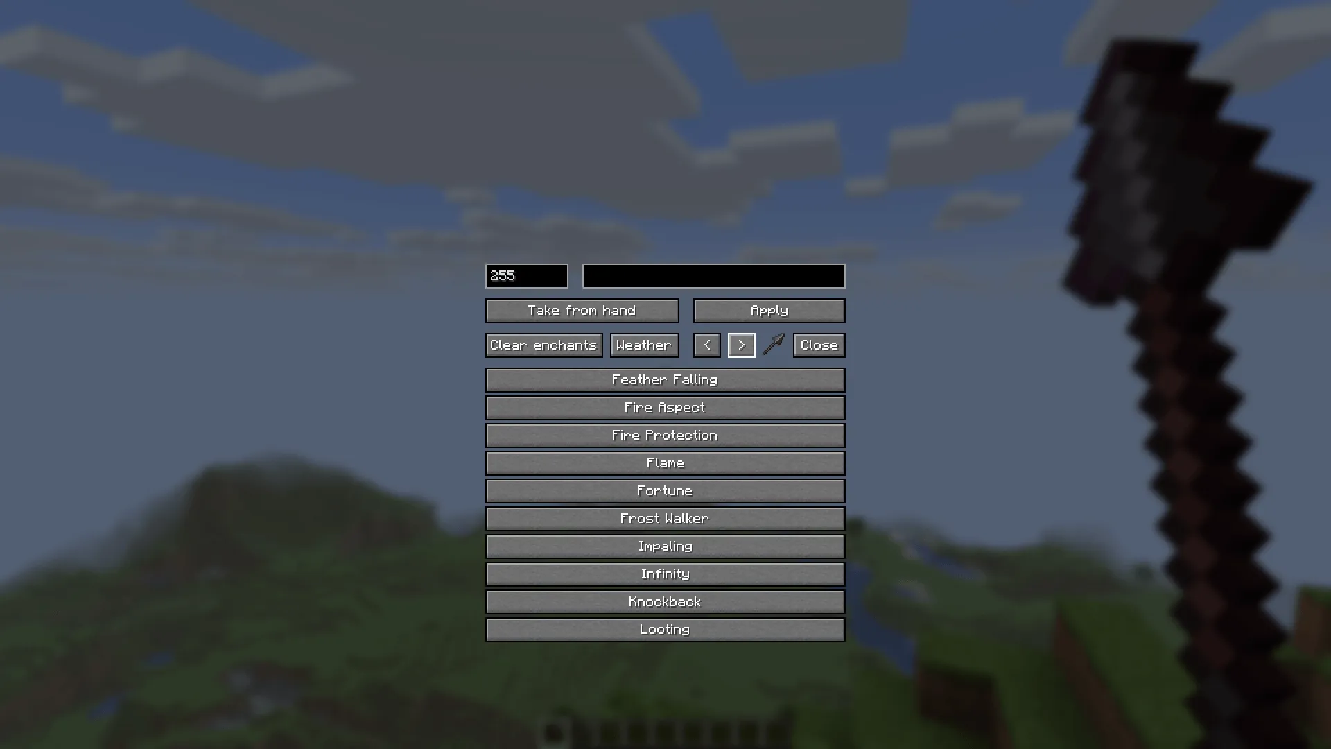 Enchanted Menu, Моды, Minecraft