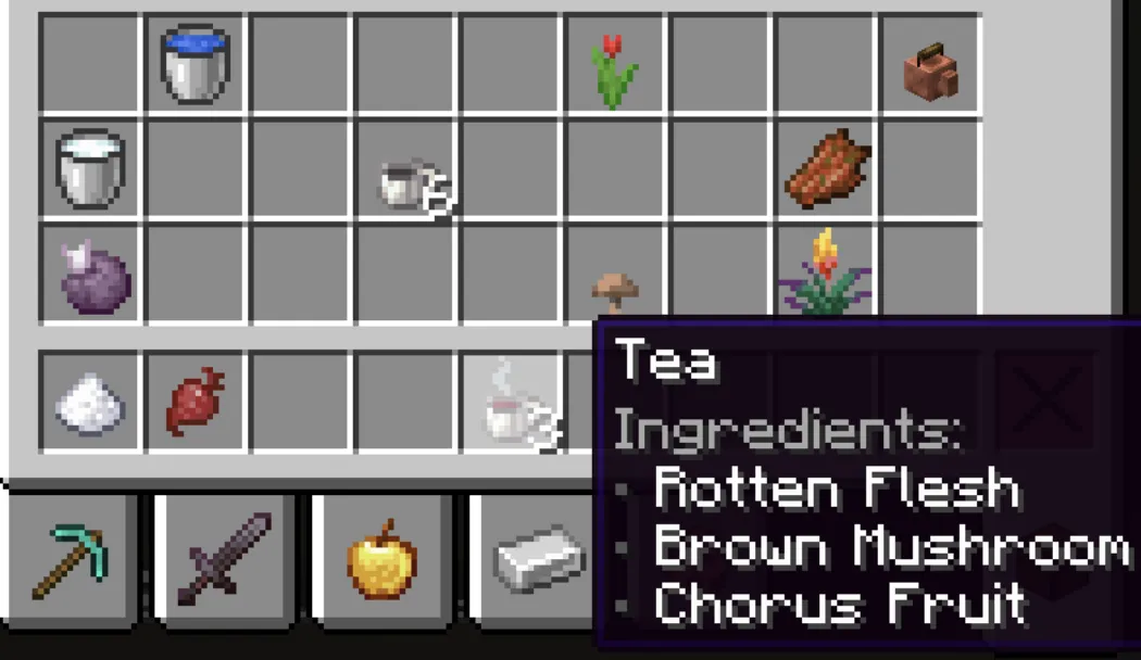 Teatime, Моды, Minecraft