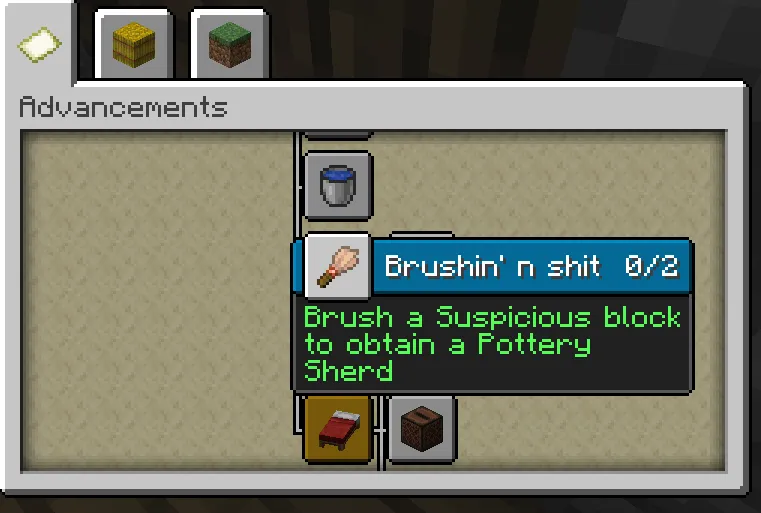 Idiotic Advancement Names — скриншот 2 (Текстуры, Minecraft)
