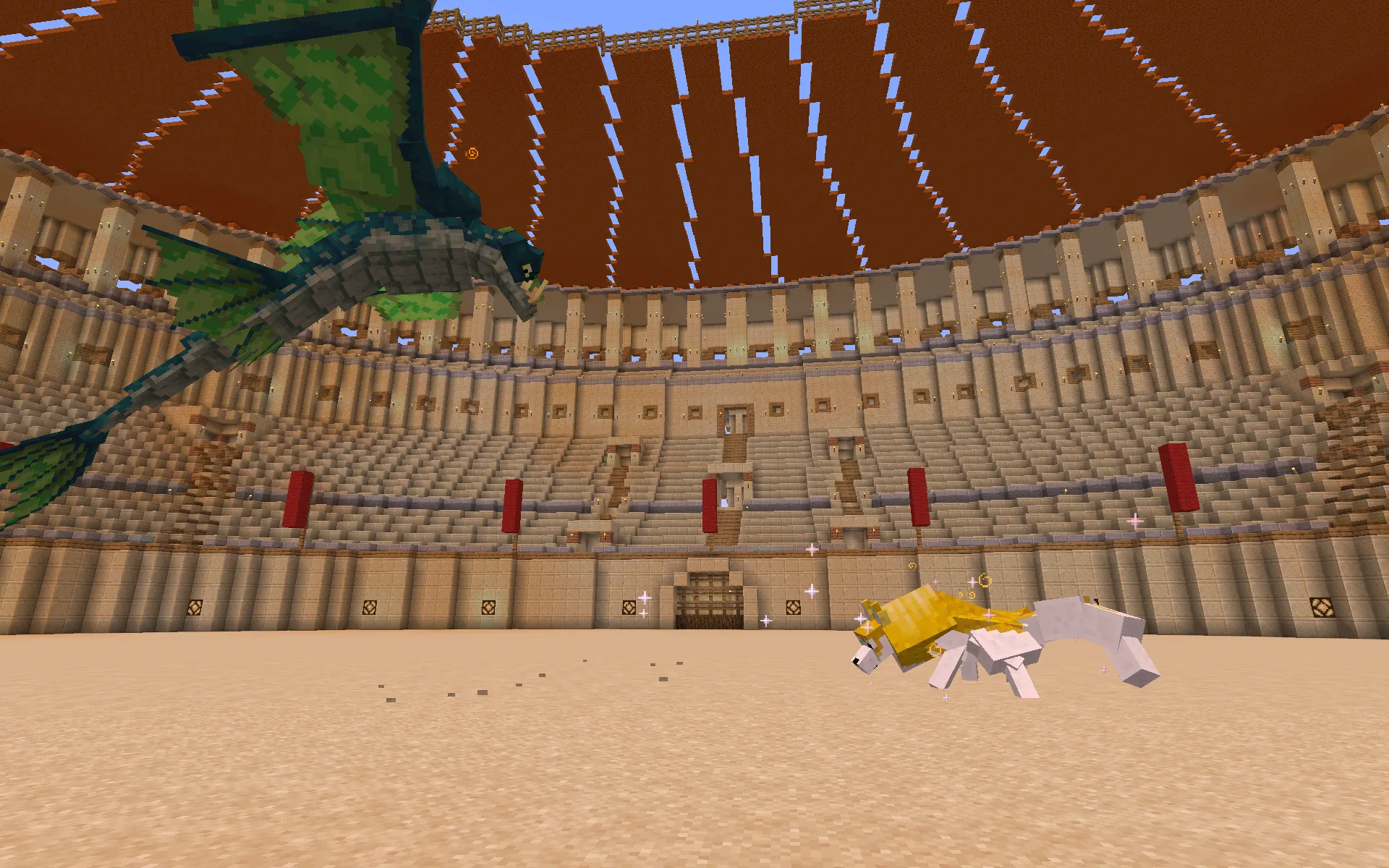 Shining Storm in Gilded Gold (Lupus Aureum BrutalBosses), Дата-паки, Minecraft