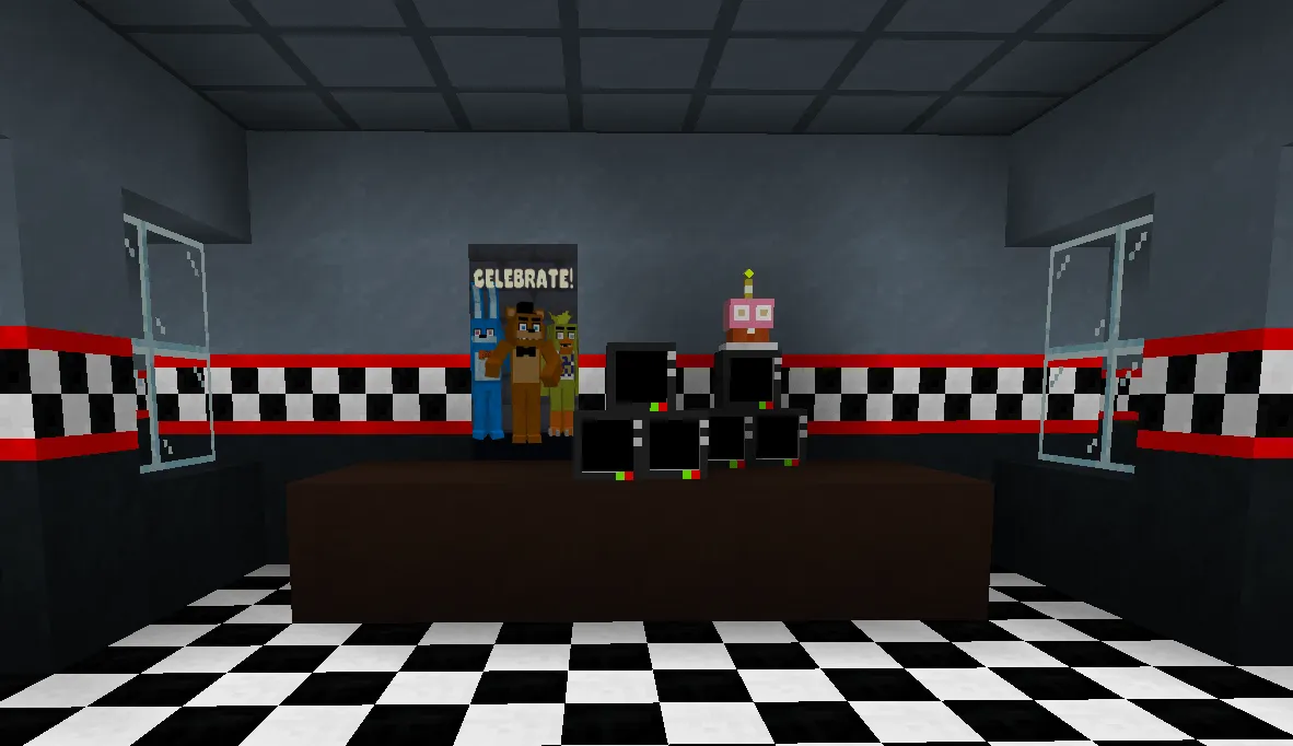 Five Nights at Freddy's By DeltaAvery — скриншот 2 (Моды, Minecraft)