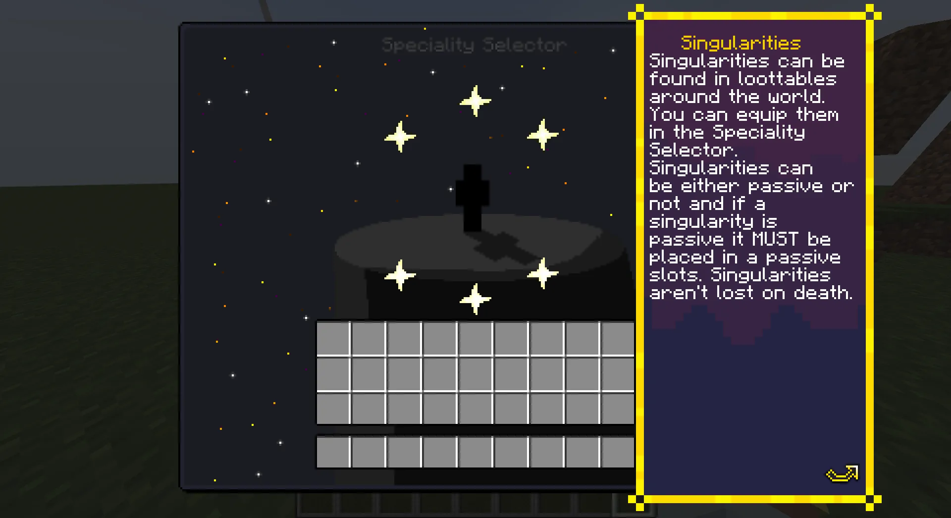 Speciality, Моды, Minecraft