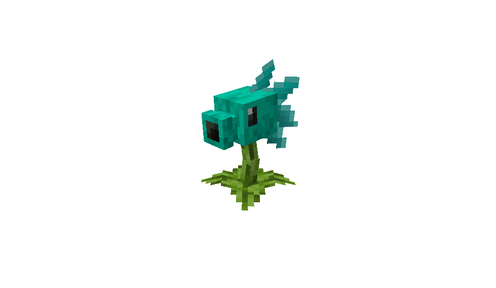 Simple Peashooter (PVZ), Моды, Minecraft