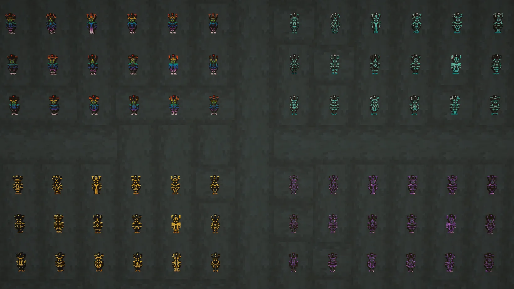 Glowing Trim Totem, Текстуры, Minecraft
