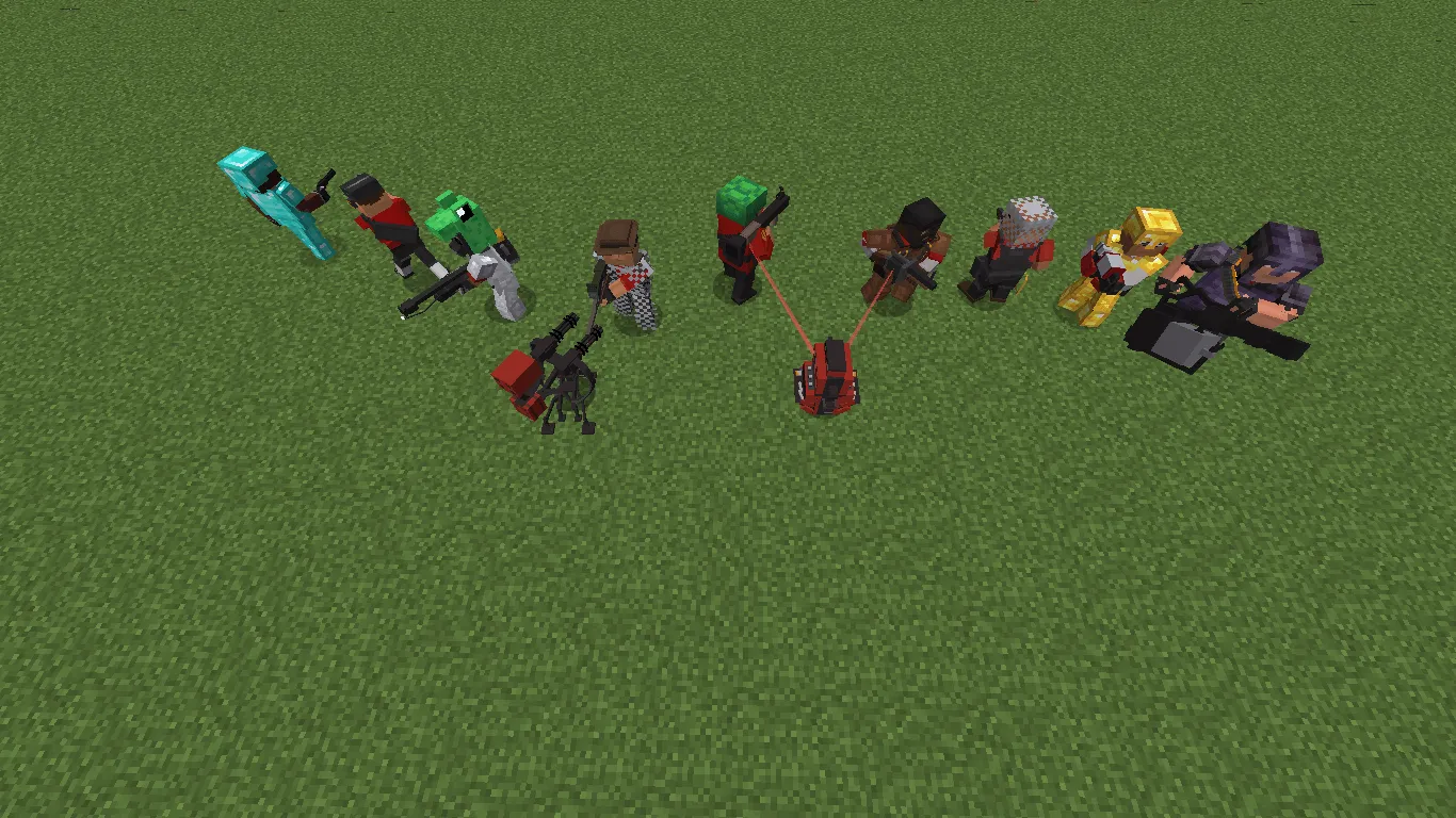TF2 Mobs, Моды, Minecraft