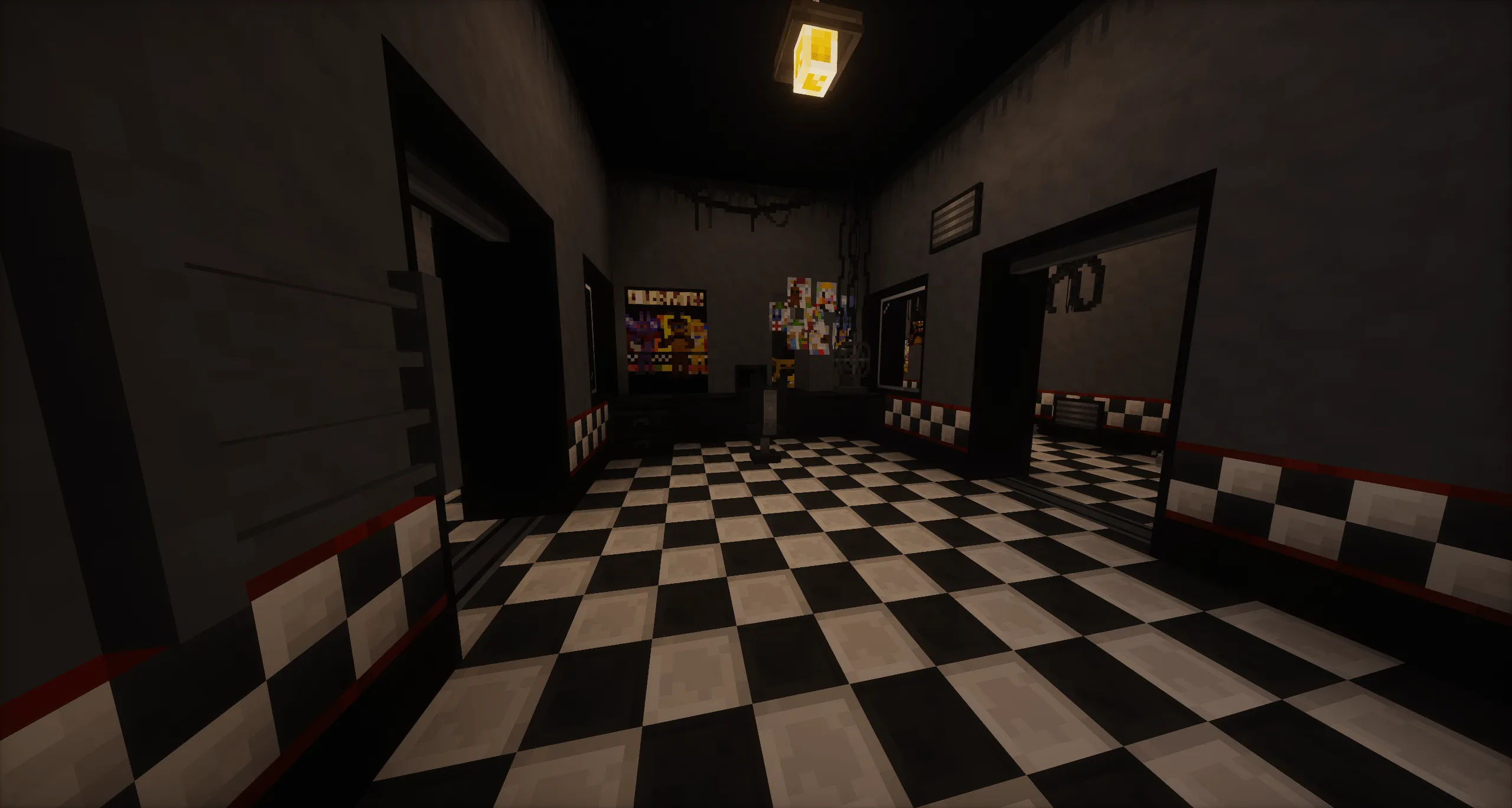 FNAF HIDE & SEEK - Pikayorld — скриншот 1 (Модпаки, Minecraft)