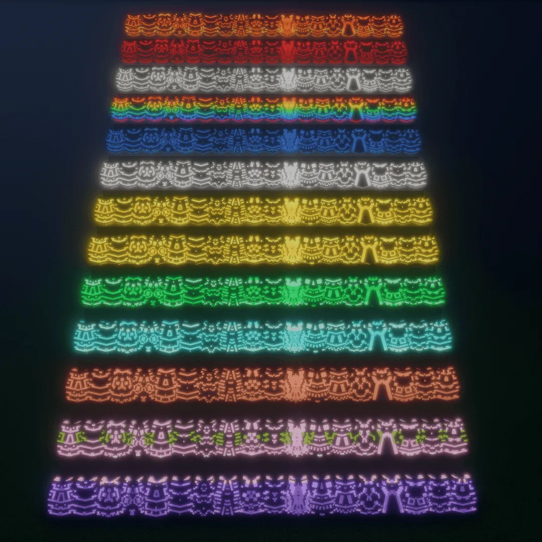 Glowing Trim Ultimate — скриншот 12 (Текстуры, Minecraft)