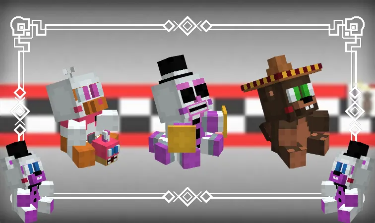 FNAF Ultimate Custom Plushies — скриншот 7 (Текстуры, Minecraft)