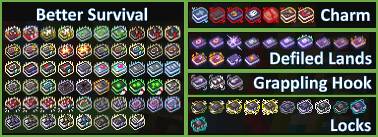 RL Enchanted Books, Текстуры, Minecraft