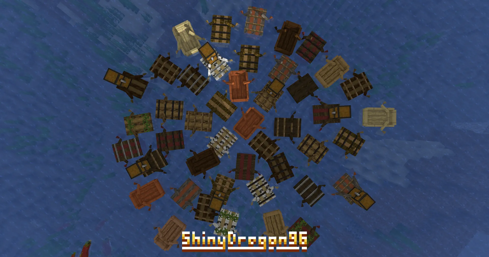 Shiny's Rafts, Текстуры, Minecraft