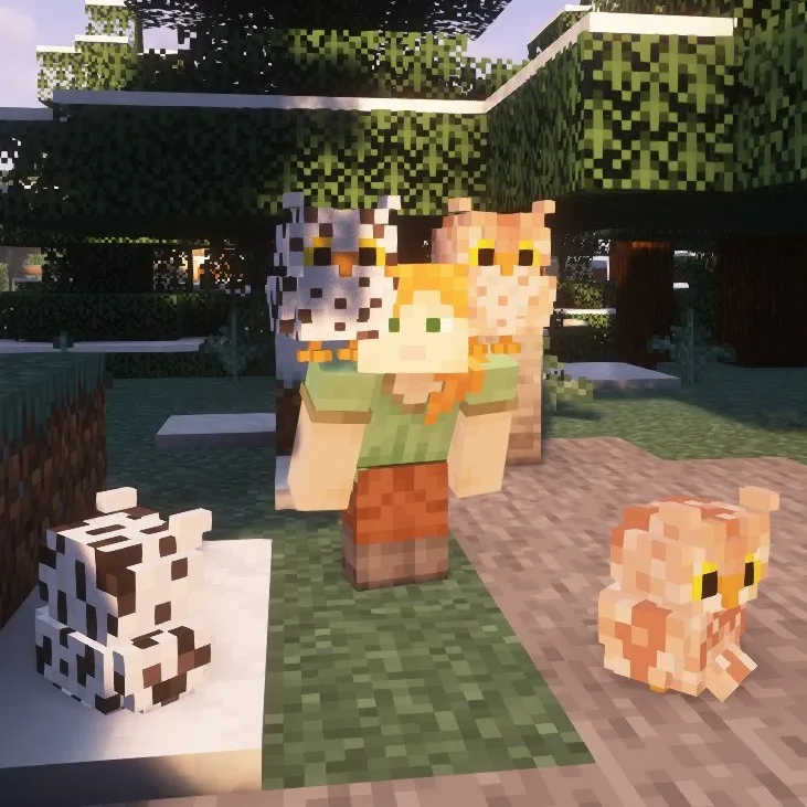 Animal Garden - Owl — скриншот 1 (Моды, Minecraft)