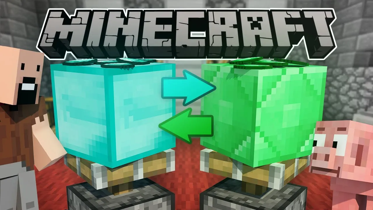 DiamondEmeraldTrade — скриншот 1 (Плагины, Minecraft)