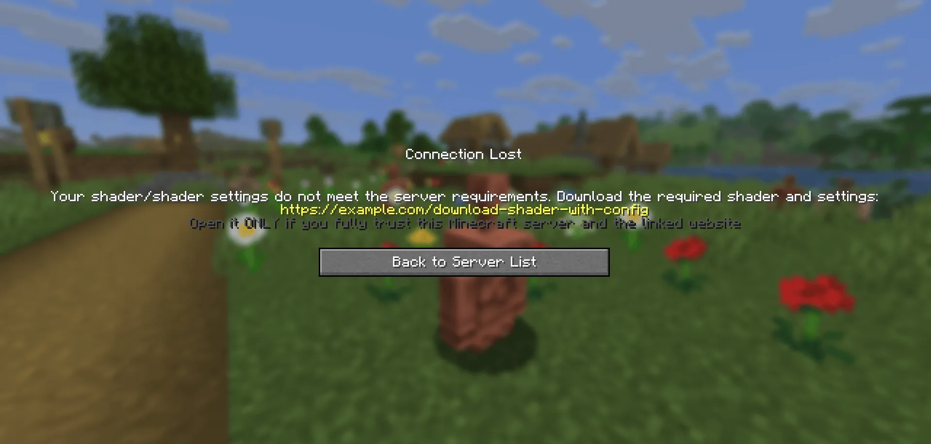 Server Shader Gate & Enforcer, Моды, Minecraft