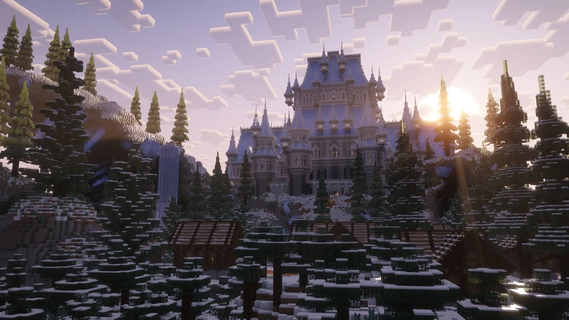 Ice Castle - Survival Spawn, Карты, Minecraft