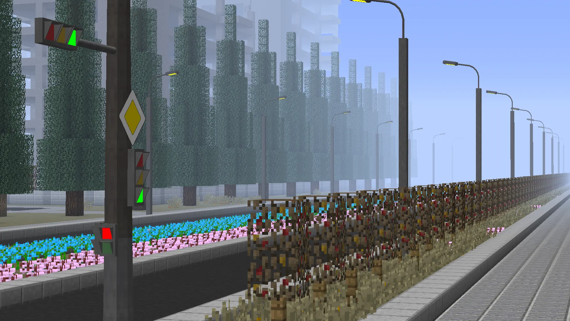 [Immersive Vehicles/MTS] City infrastructure pack, Моды, Minecraft
