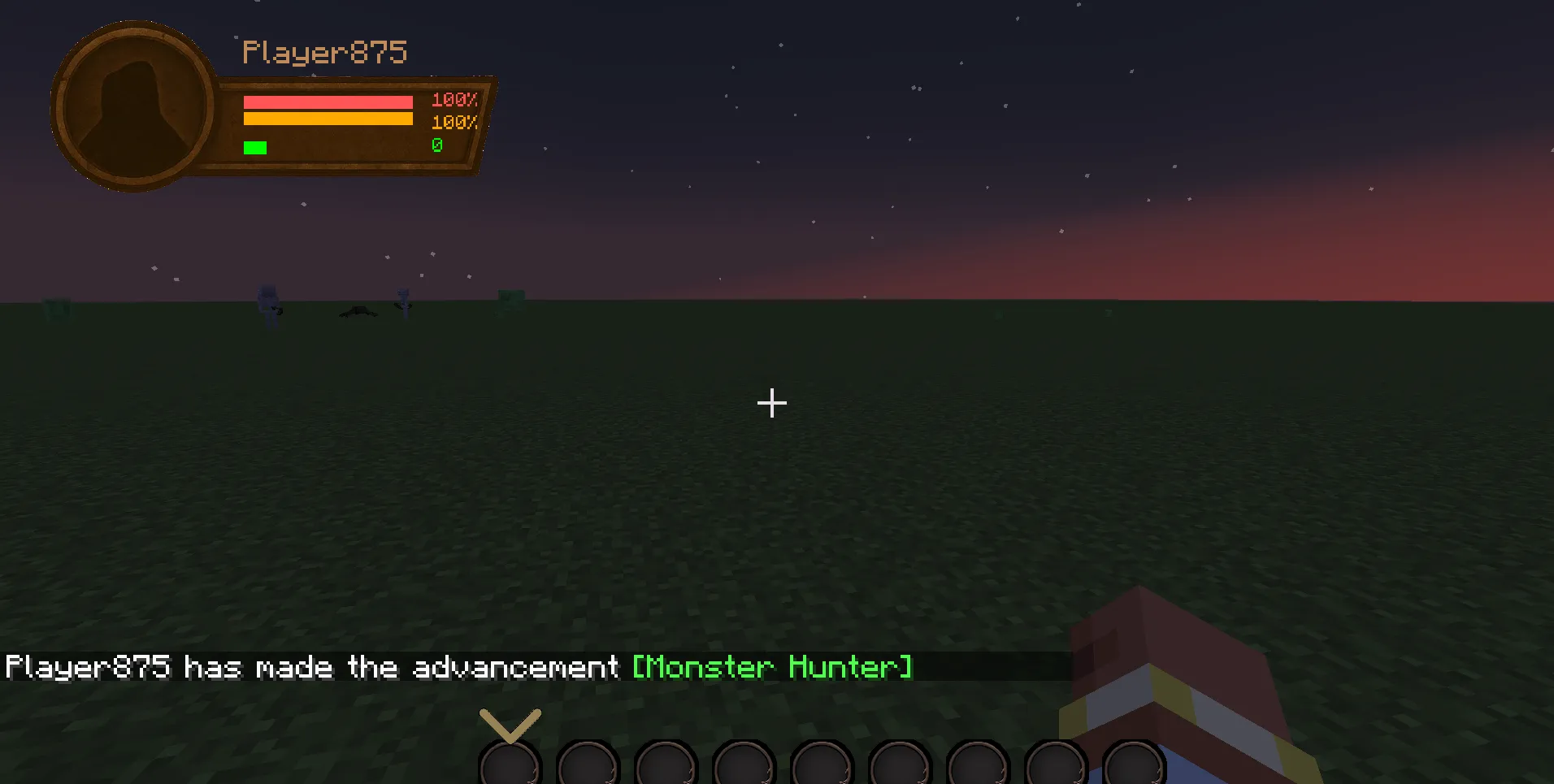 DAHUD - Medieval RPG HUD — скриншот 1 (Моды, Minecraft)