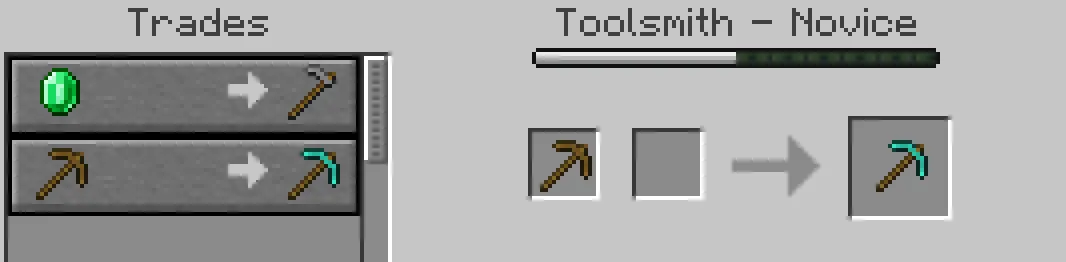 OP Villager trades Add-on, Моды, Minecraft