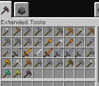 Extended Tools, Моды, Minecraft