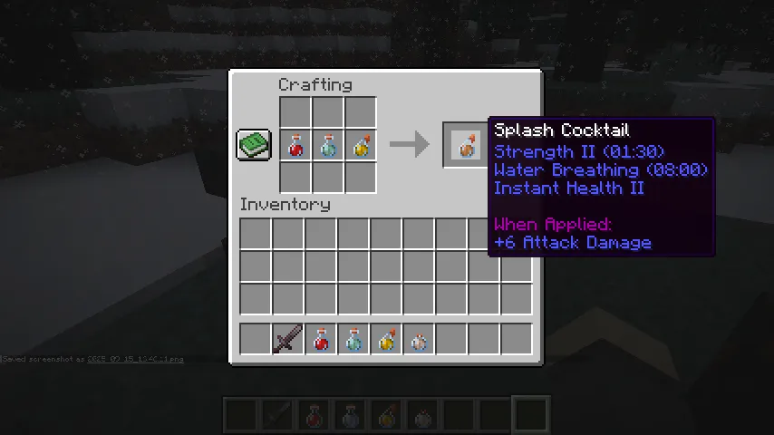 Cocktails — скриншот 1 (Моды, Minecraft)