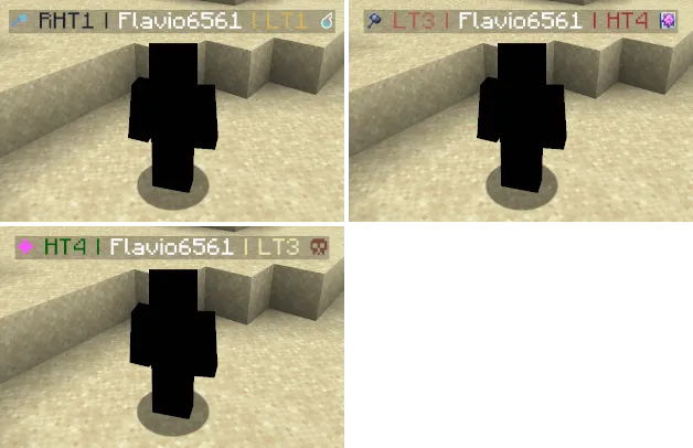 Tiers, Моды, Minecraft