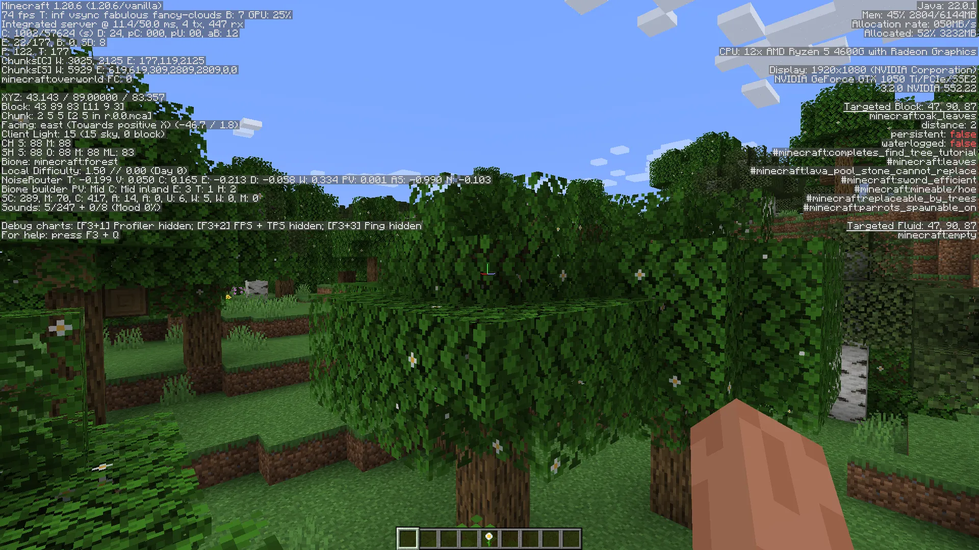Flowered Oak Leaves -, Текстуры, Minecraft