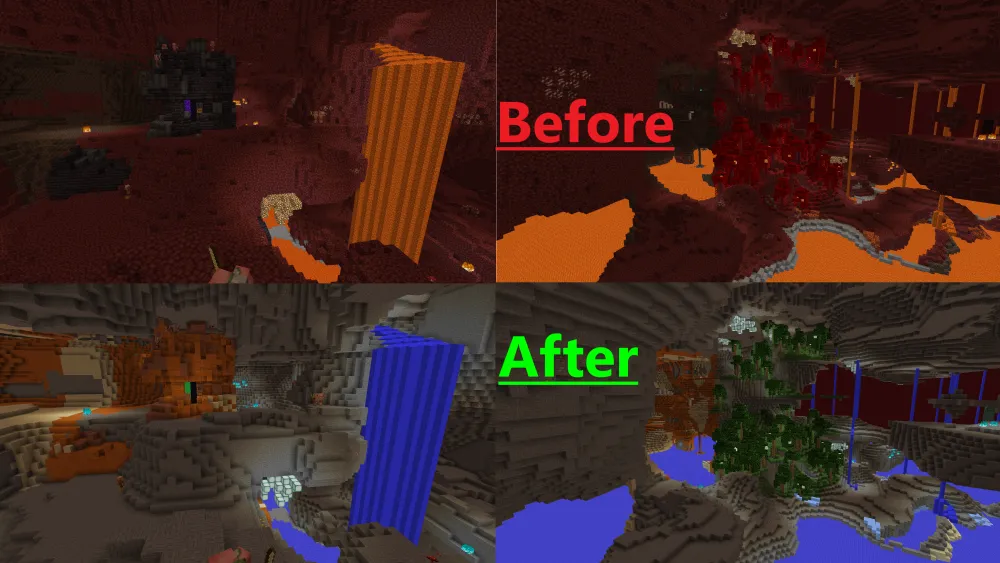 Reverse World — скриншот 6 (Текстуры, Minecraft)
