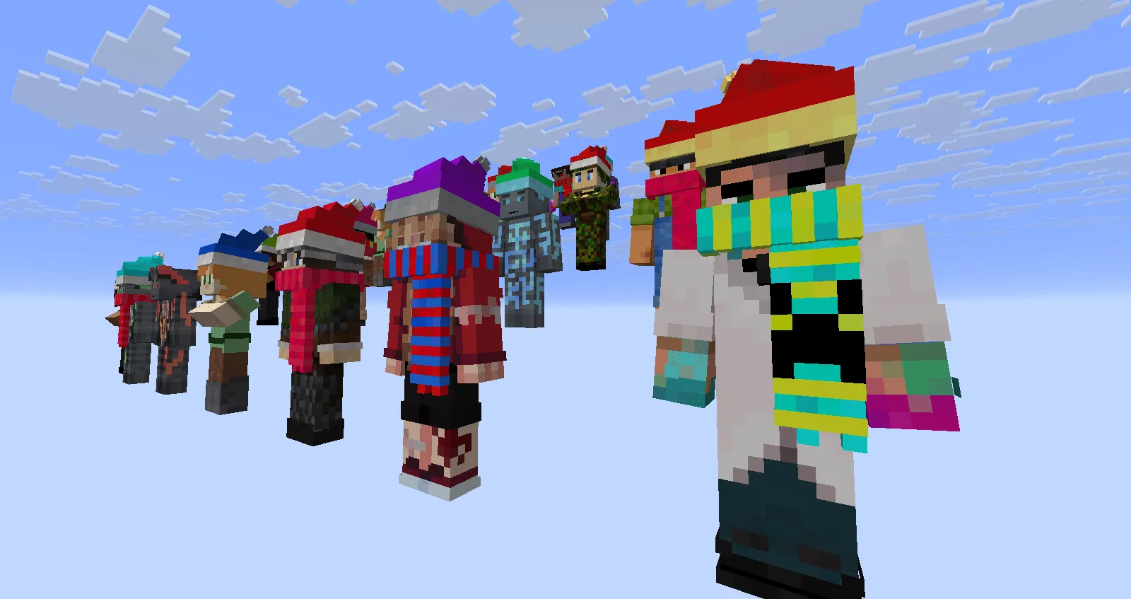Christmas Cosmetic, Текстуры, Minecraft