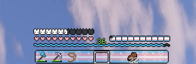 Tay's Transgender Themed Hotbar — скриншот 1 (Текстуры, Minecraft)