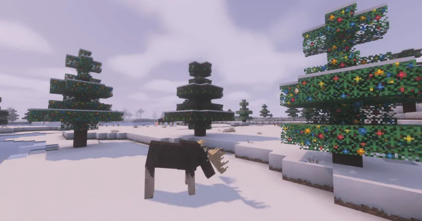 Winterland -  A Magical Christmas Journey — скриншот 1 (Модпаки, Minecraft)