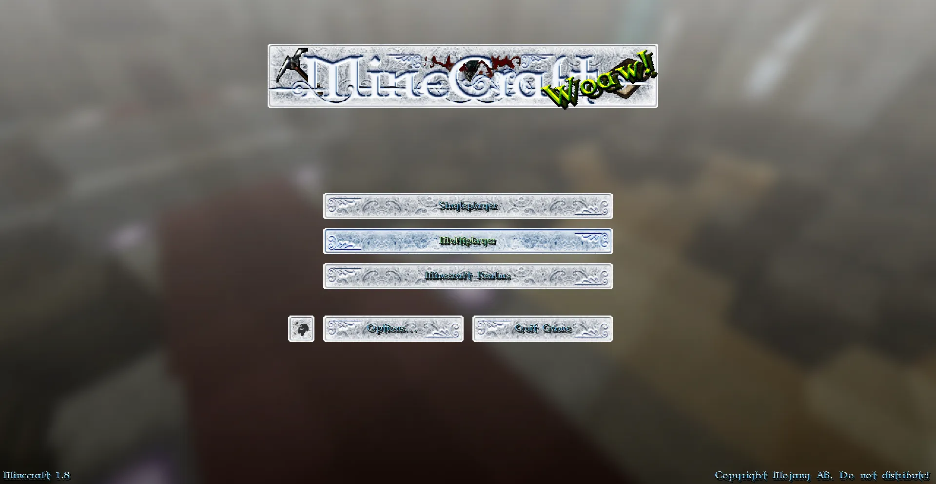 Ornate 5 Re-resurrected - HD Frozen Fonts AddOn — скриншот 1 (Текстуры, Minecraft)