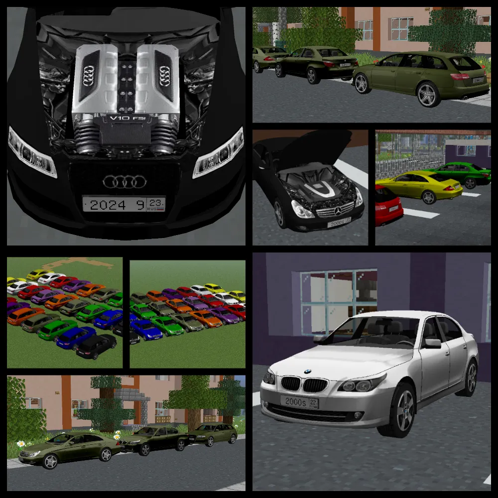 [Immersive Vehicles/IV/MTS] Cars From the 2000s, Моды, Minecraft