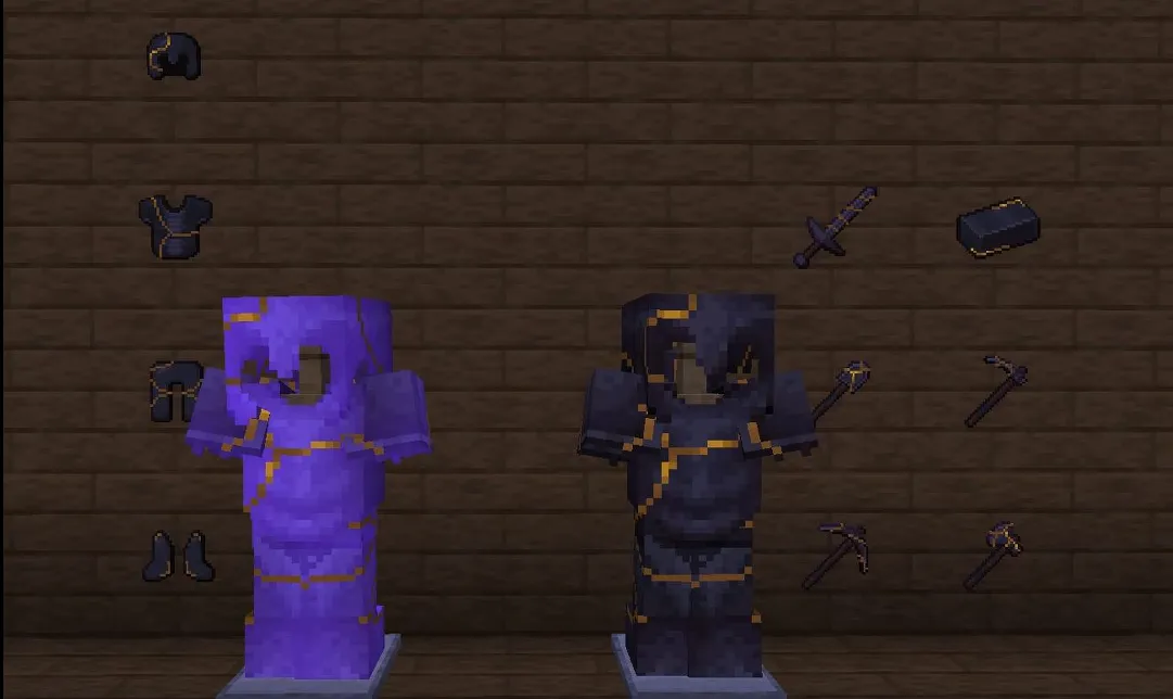 (Faithful) 7's Guilded Netherite — скриншот 2 (Текстуры, Minecraft)
