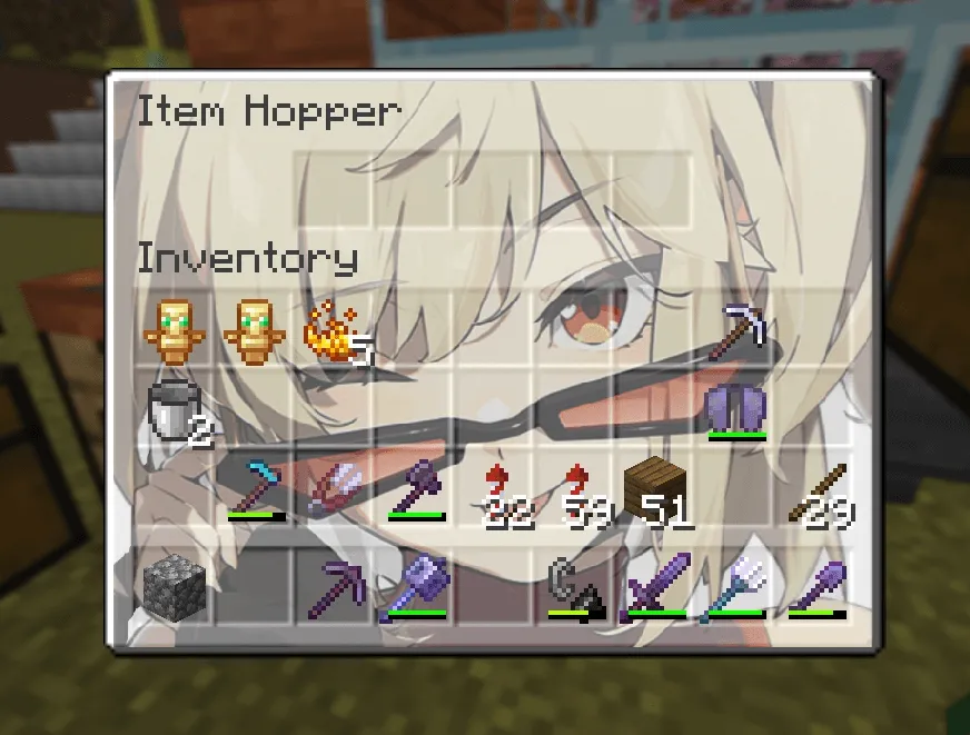 HD Burnice GUI — скриншот 3 (Текстуры, Minecraft)