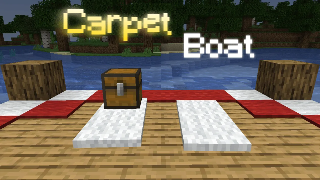 Carpet Boat, Текстуры, Minecraft